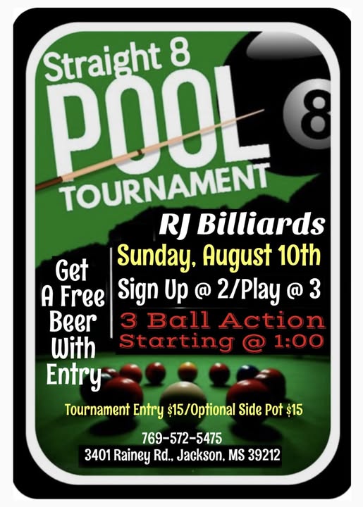 Tournament flyer / rules image